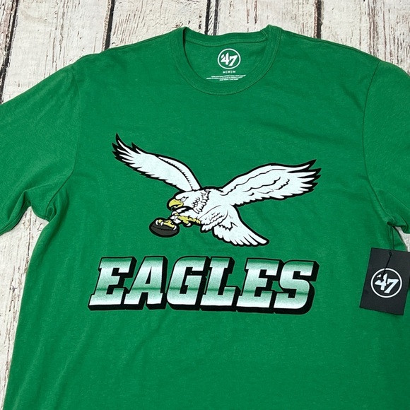 Philadelphia Eagles NFL Football Sports New Green Mens Tshirt - Picture 5 of 6